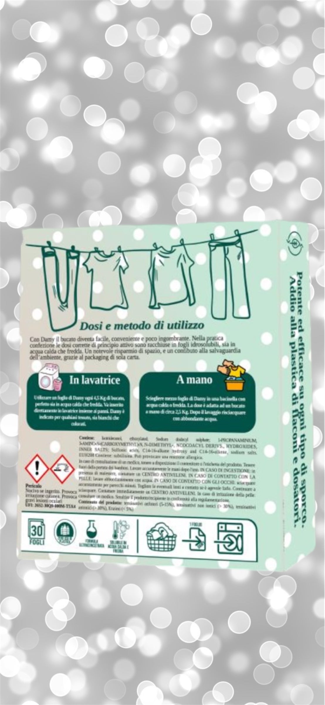 Damy detersivo concentrato in fogli qt.30