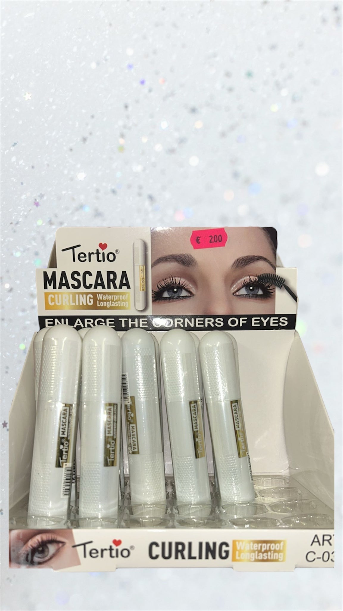 Mascara incurvante lunga durata waterproof