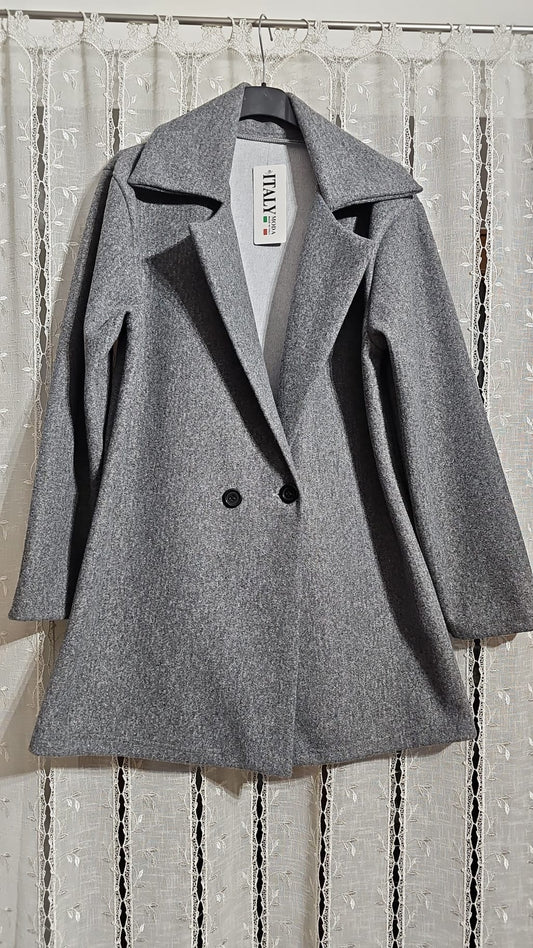 Cappotto Blazer Grigio