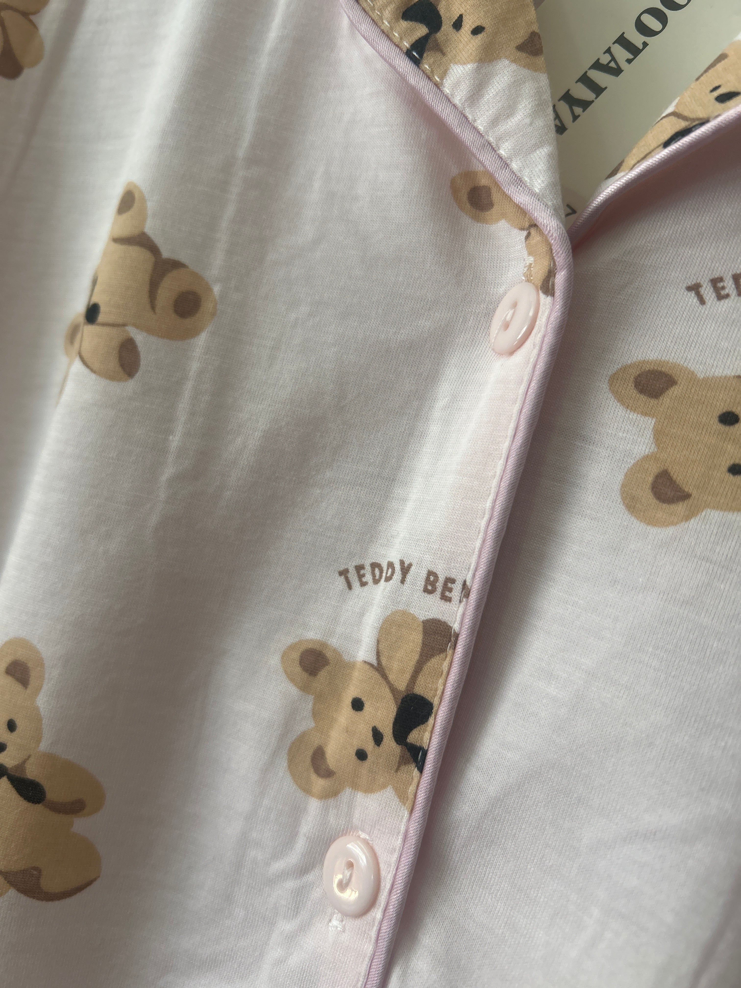 Pigiama Teddy Rosa