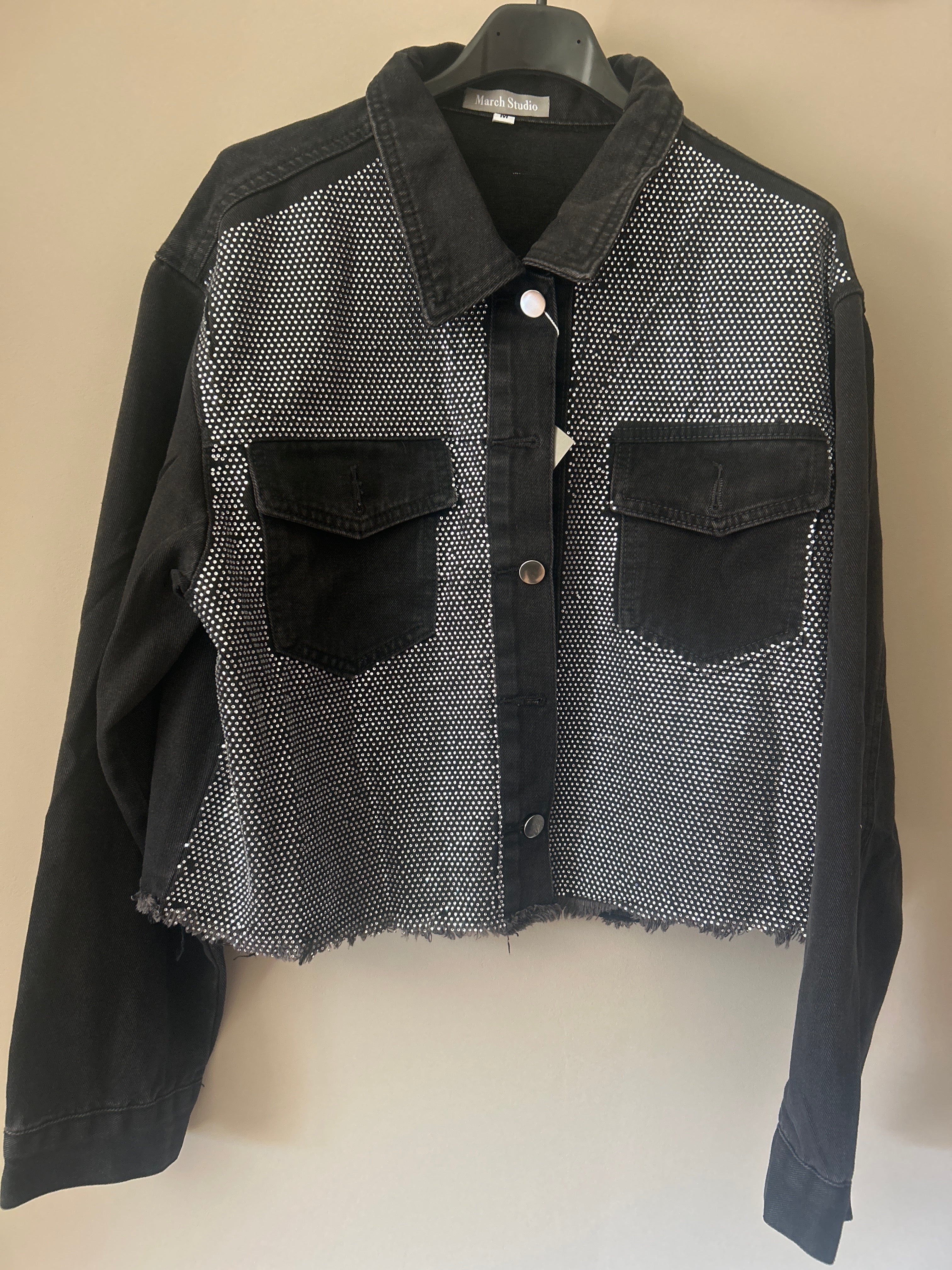 Giubbino Denim strass