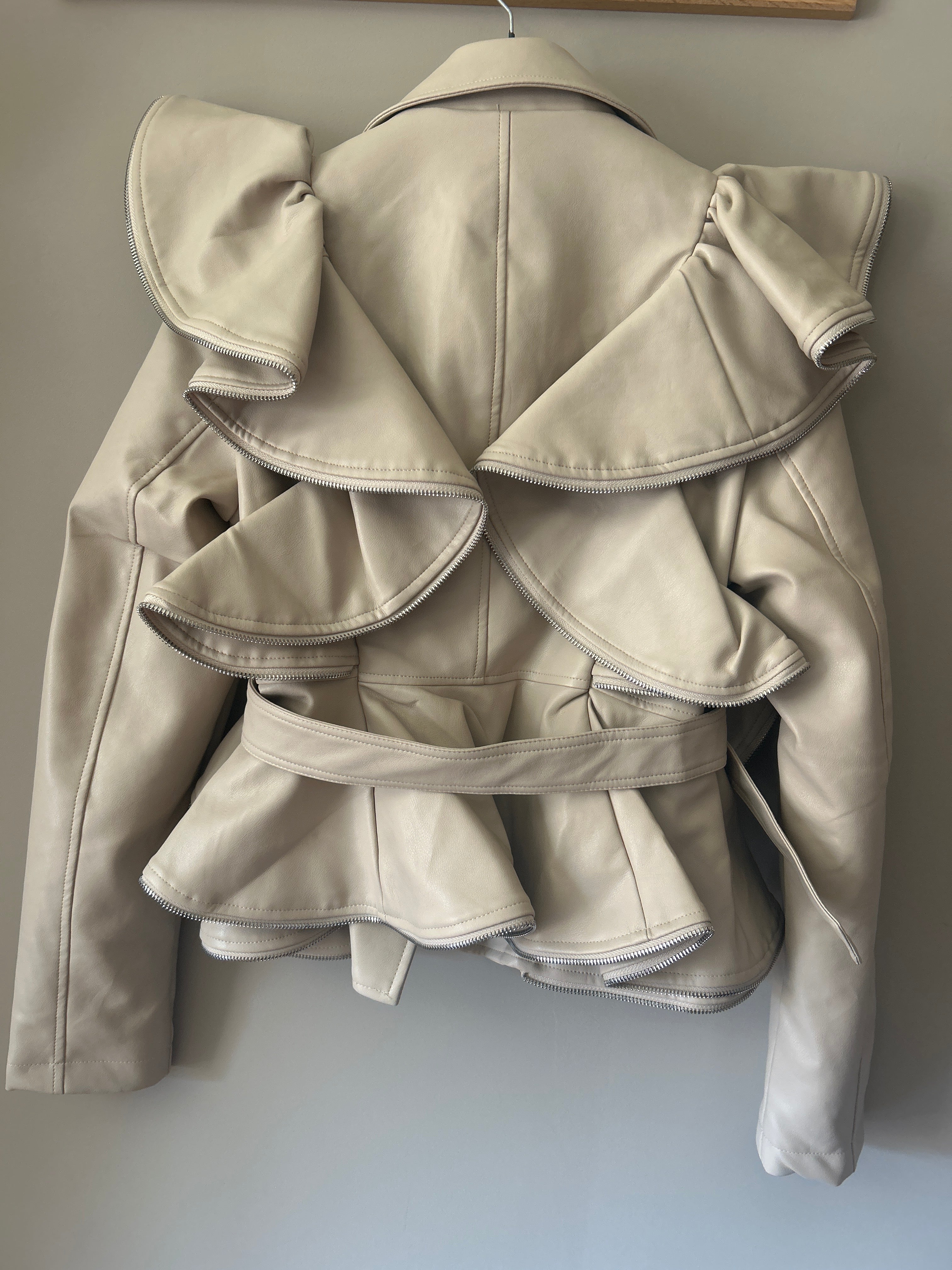 Giubbino ecopelle butterfly M/L