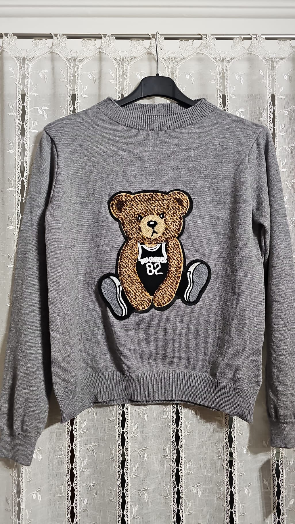 Maglia Teddy Grigio 🐻 taglia unica