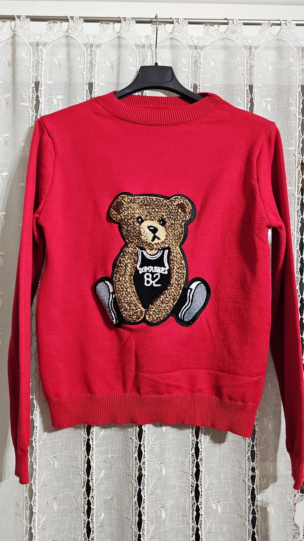 Maglia Teddy Rosso 🐻 taglia unica