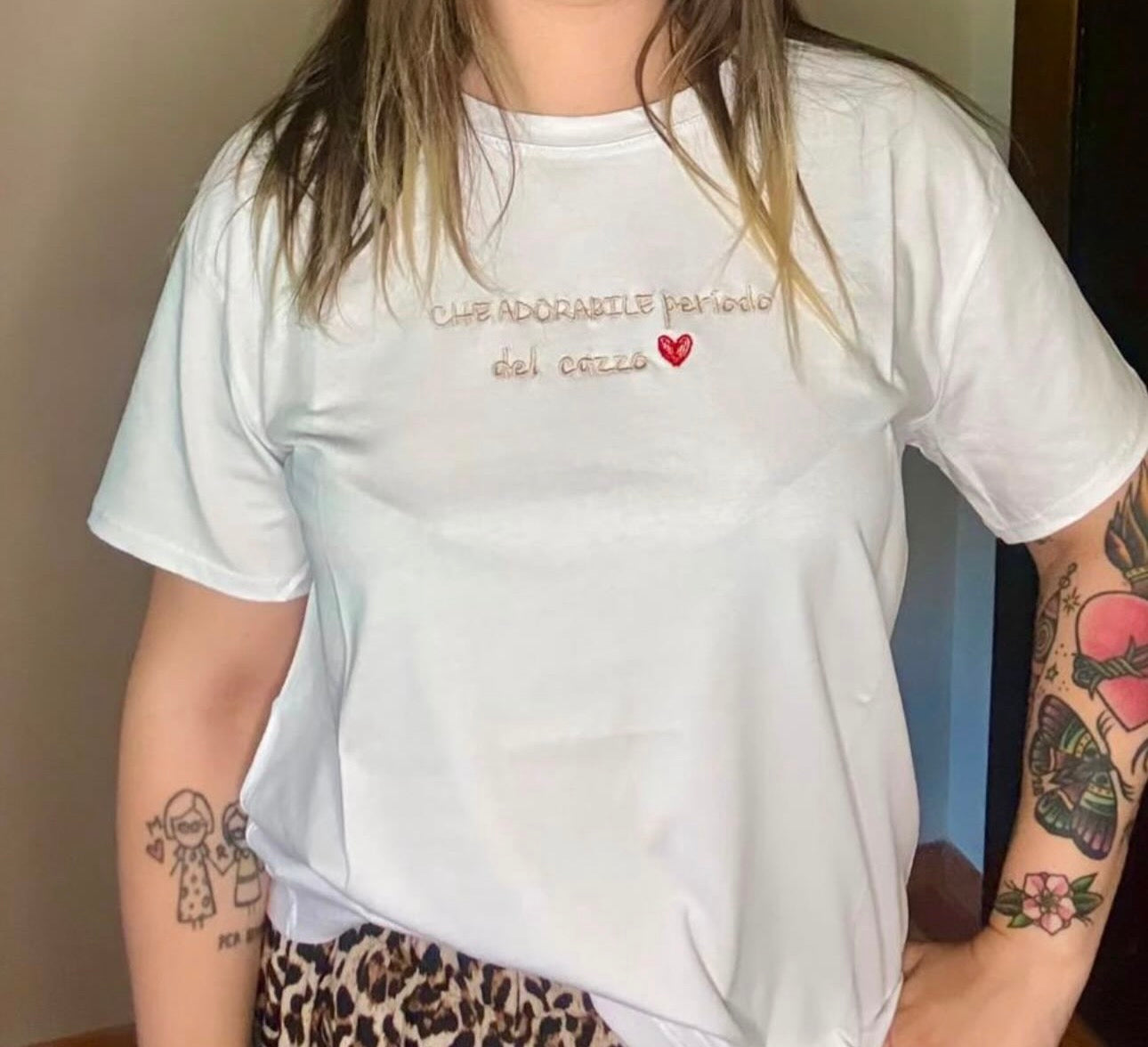 T shirt taglia unica che adorabile periodo del cazzo