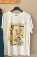 T shirt taglia unica Stone beige