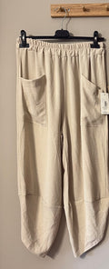 Pantalone baloon beige tg unica