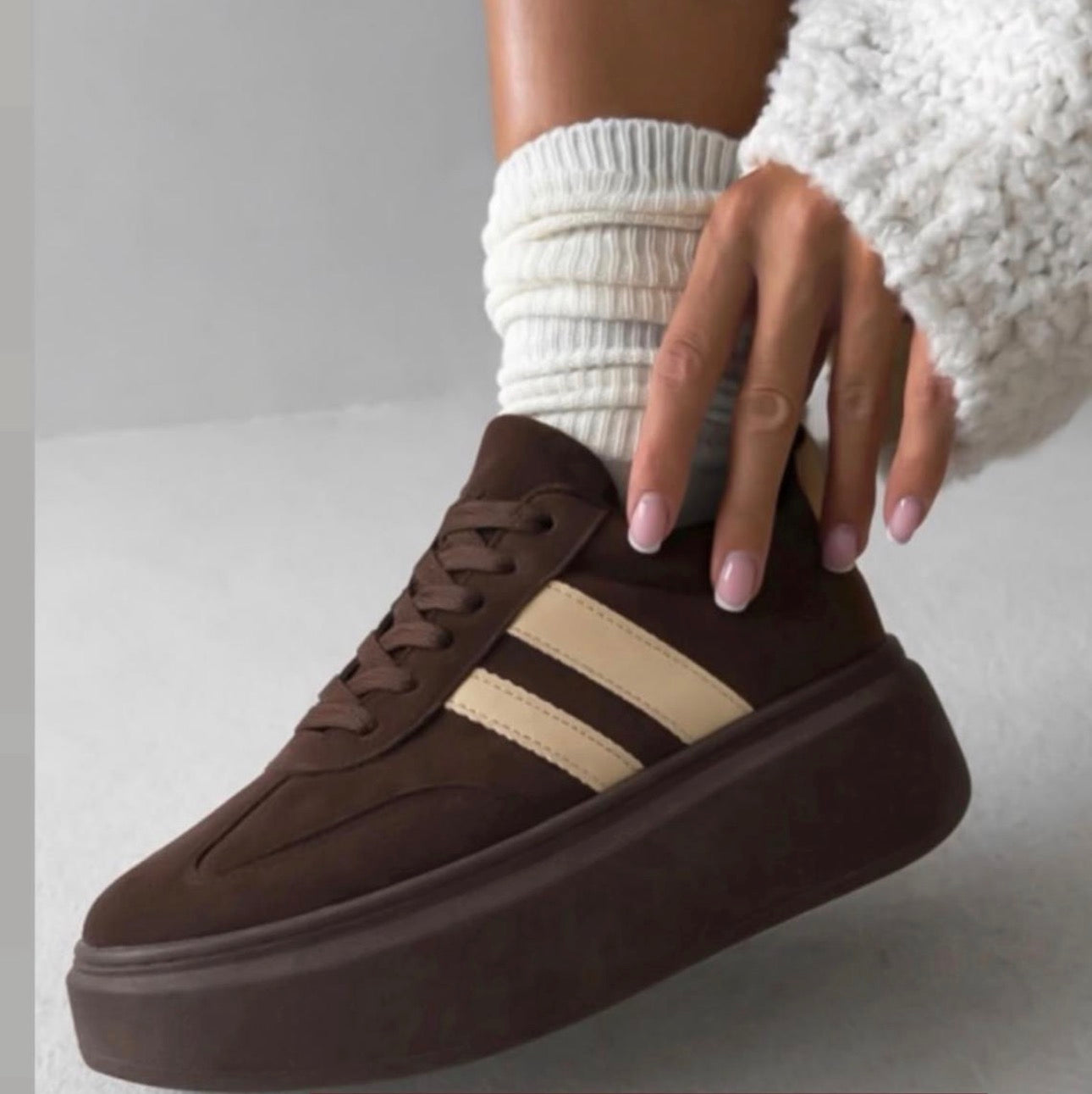 Scarpa choccolate platform