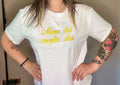 T shirt taglia unica meno dai meglio stai