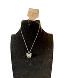 Collana acciaio fiocco