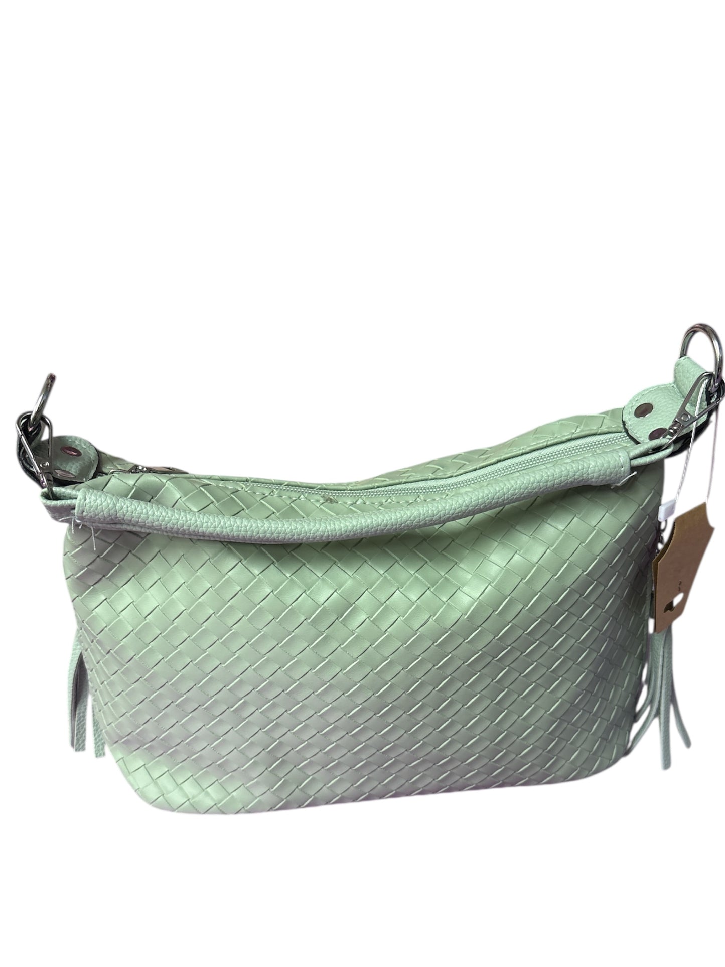 Bag intreccio salvia